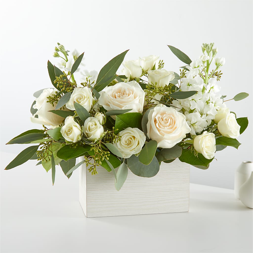 Fresh Linen Box Bouquet –  Grace Garden Little Roots, Aiken SC