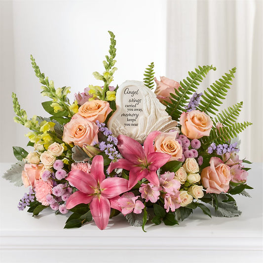 Gentle Light Arrangement – GARDEN GRACE FLORIST AND GIFTS, Warrenville SC