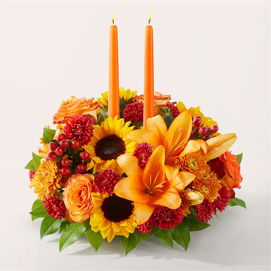 Grateful Centerpiece – GARDEN GRACE FLORIST AND GIFTS, Warrenville SC
